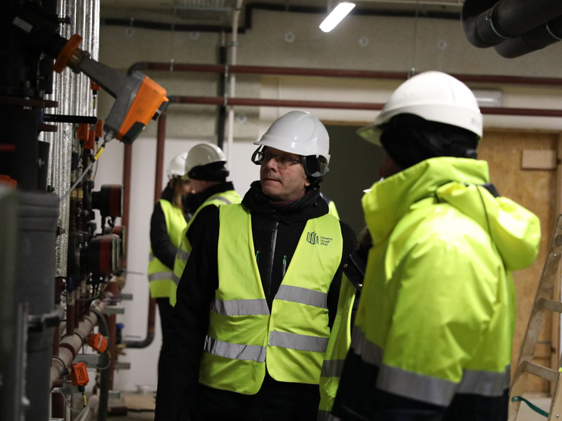 Komisja Europejska na budowie Kampusu GUM