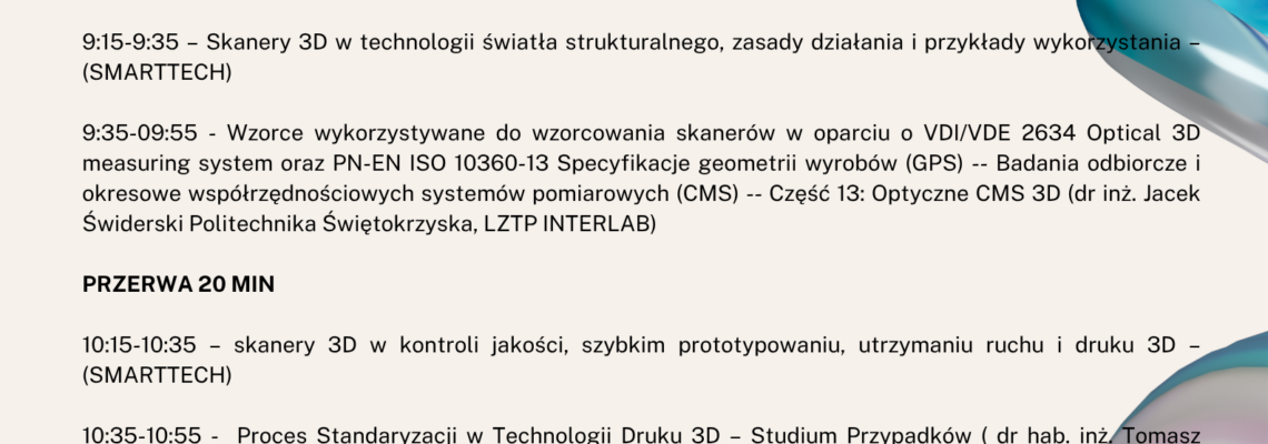 Zapraszamy na warsztaty naukowo-techniczne: szybkie prototypowanie i skanowanie 3D-już 19 listopada na ŚKLGUM!